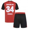 Bayer Leverkusen Granit Xhaka #34 Heimtrikot 2024-25 Kurzarm (+ kurze hosen)